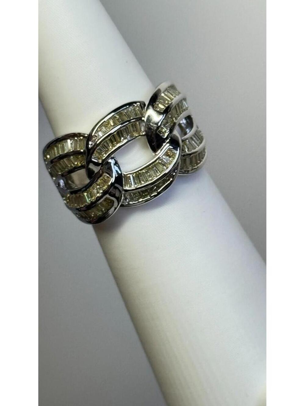 Bomb Party Ring Sz 8 UNICORN ALERT! 1/500 RG49282 Lemon on Rhodium